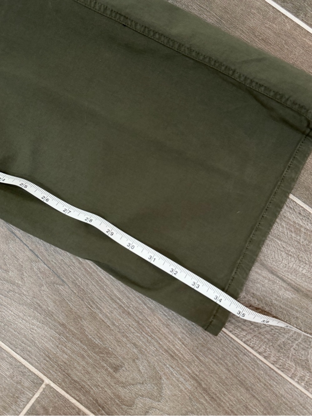 Good American Olive Green Wide-Leg Cargo Pants - Picture 6 of 8